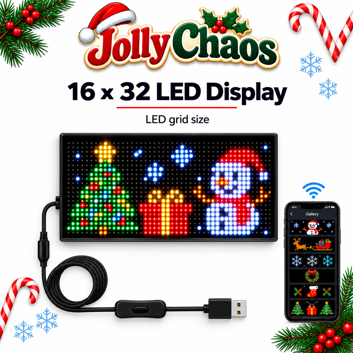 Jolly Chaos™ LED Pixel Display